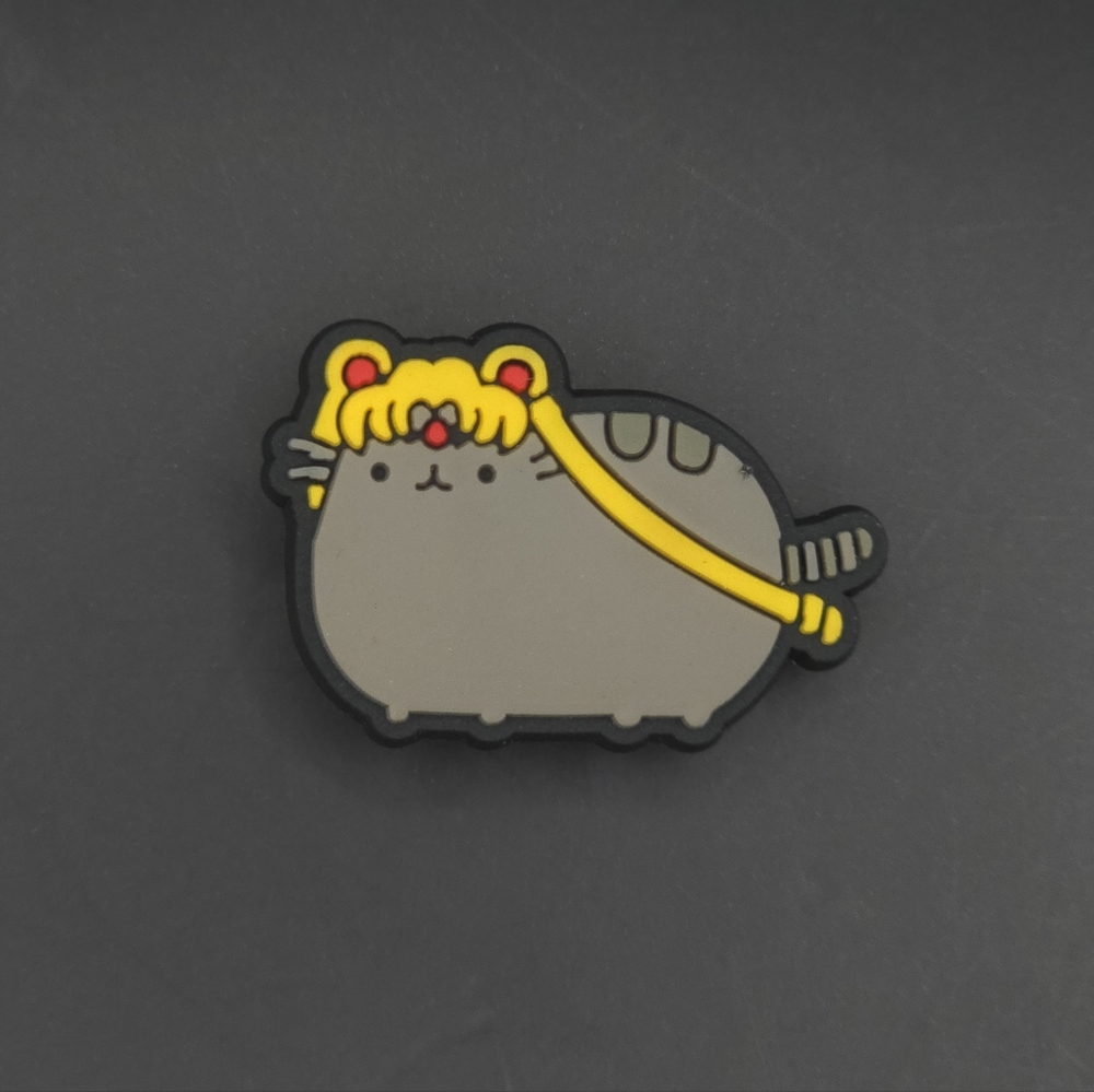 (5/$15) Sailor Moon Pusheen Cat Croc Charm